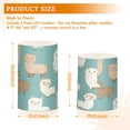 thumbnail image 3 of Electronic Candle Light Combination 3x5In, 3x4In Flameless Candle Plastic Festive Decoration Party Christmas Decoration Super Cute Sheep, 3 of 7