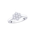 thumbnail image 1 of KATARINA Diamond Floral Ring in 14K White Gold (1/2 cttw, I-J, I1-I2) (Size-8), 1 of 2