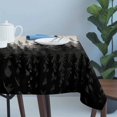 thumbnail image 4 of Mist Forest Table Cloth Waterproof Tablecloths, Beige Farmhouse Vintage Nature Scenery Tablecloth Dining Table Cover for Kitchen Party Tabletop Outdoor, Rectangle Tablecloth 54x108 Inch, 4 of 9