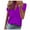 Dark Purple, variant on Xunlbb Blouses for Women Women's Short Sleeved V-neck Casual Short Sleeved Solid Color Short Sleeved Shirt T-shirt Top Short Sleeved V-neck Top/shirt Womens Trendy Tops, M-4XL