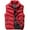 Red, variant on Lindreshi Puffer Vest for Women Plus Size Men's Solid Color Autumn and Winter Warm and Windproof Capless Slim Vest