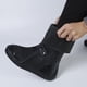 thumbnail image 2 of Botas de lluvia Plástico Impermeable Cubierta para zapatos altos Defensa contra la nieve Resistencia al deslizamiento Resistencia a la abrasión Cubierta para zapatos Tamaño XXL Negro, 2 of 5