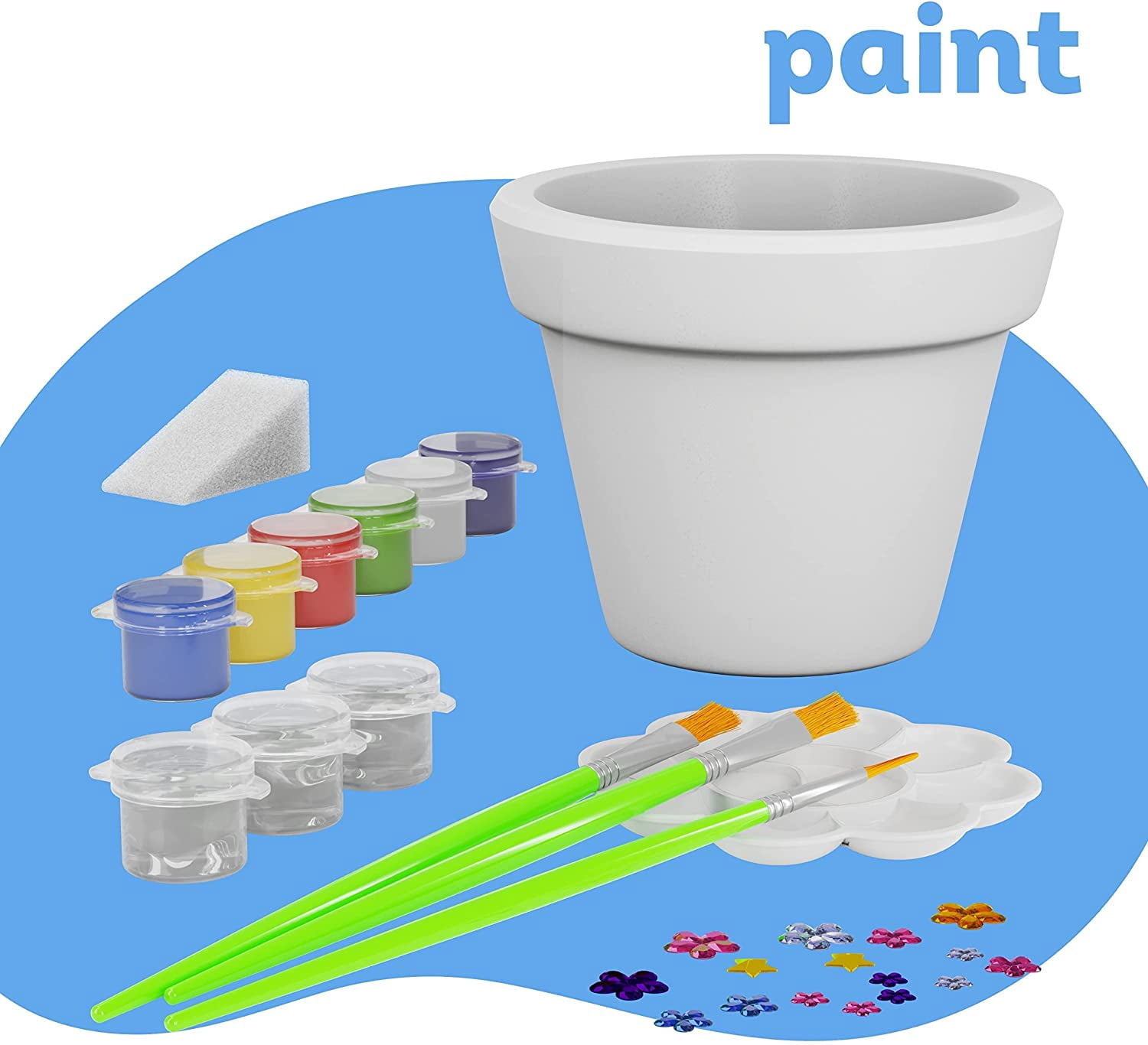 Cast, Paint & Plant Kit for Kids & Teens - Birthday Gift Ideas for Girls & Boys Age 8-14 Year Old Tween Girl Christmas - STEM Teenage Crafts Gifts Kits, Fun DIY Art Teen Projects - Casting & Gardening