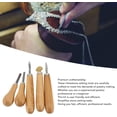 thumbnail image 3 of ABCISI Stone Setting Prong and Bezel Set, 5pcs Jewelry Stone Setting Tools, Jewellers Stone Setting Claw Bezel Prong Lifter Pusher Roller Craft Tool for Professional or Beginner, 3 of 9