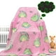 thumbnail image 1 of Gdindff Linda manta de rana que brilla en la oscuridad, manta para niños, regalos de rana para mujeres, manta de forro polar suave, cosas de rana rosa, regalos de cumpleaños y día de San Valentín, 1 of 6