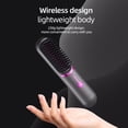 thumbnail image 4 of BAKIBO Cordless Hair Straightener Brush,Porta Cordless Brush Hot Comb USB Rechargeable Fast Heating Straightening Brush with Negative Ion, Lightweight for Travel, 4 of 10
