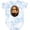 Tie Dye Blue, variant on Inktastic Funny Rockin' Shakespeare Boys or Girls Baby Bodysuit