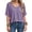 Light Purple, variant on Summer Women's Casual Solid Color T-shirt Half Sleeved Simple V-neck Tee Tops