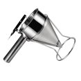 thumbnail image 1 of unbranded Dispenser Piston Funnel De Acero Inoxidable Para Repostería Y Desmontable Y Soporte, 1 of 7