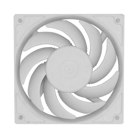 Ventiladores de refrigeración 12cm/120mm 12V bajo ruido DIY PWM ventilador de estática ventilador silencioso para caja de ordenador - blanco CUTICAT Ventiladores de refrigeración silenciosos