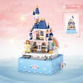 thumbnail image 3 of NICKSUN Castle Music Box Building Set, 531 PCS Castle Mini Building Blocks Kit Toy for Adult Kids, Christmas Birthday Gift, 3 of 6