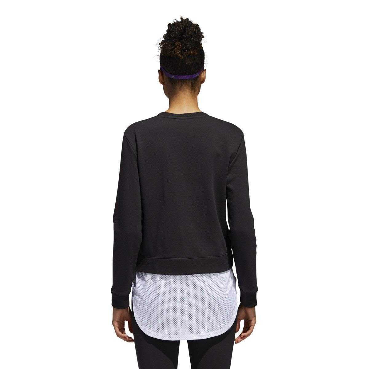 adidas Women's Athletics Layer Sweatshirt Black, X-Large
