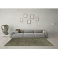 thumbnail image 3 of Ahgly Company Indoor Round Oriental Brown Industrial Area Rugs, 4' Round, 3 of 4