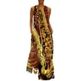 thumbnail image 3 of Ornamented saxophone Long Dress Dress for girls Summer women's clothing, 3 of 6