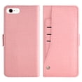 thumbnail image 4 of Wallet Case for iPhone 6 Plus 6s Plus, Blocking Card Slot Stand Shockproof TPU Interior Case PU Leather Magnetic Protect Flip Cover Compatible with iPhone 6 Plus 6s Plus, Pink, 4 of 5