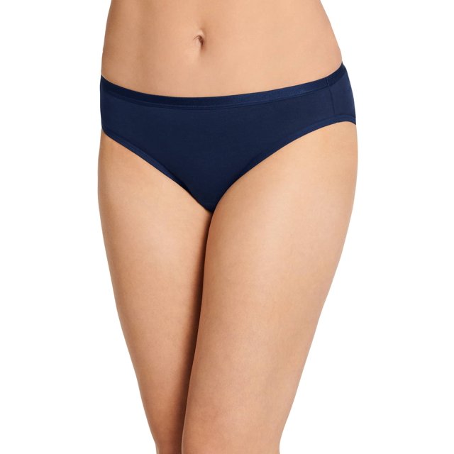 Jockey Worry Free Cotton Stretch Moderate Absorbency Bikini