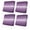 Purple, variant on Outdoor Patio Cushion Covers 4 Pack Purple Patio Chair Cushion Covers with Ties and Zipper Gradient Stripes Modern Waterproof Outdoor Seat Cushion Covers for Patio Furniture 22"x22"