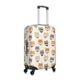 thumbnail image 3 of Daiia Shiba Head Face Luggage Cover, Thickened Washable Travel Luggage Covers, Elastic Unique Baggage Covers for 18-20 inch Luggage-Medium, 3 of 9