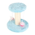 thumbnail image 4 of Scratcher Cat Scratching Post Interactive Soft Plush 2 Layers Sisal Rope Scratcher Tree for Indoor Cats Kittens, 4 of 7