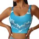 thumbnail image 1 of Balery Heart Shaped Cloud Sujetadores deportivos con espalda cruzada para mujer, acolchados, sin costuras, de alto impacto, ideales para yoga, gimnasio, entrenamiento y fitness.-X-Large, 1 of 8
