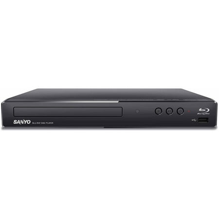 Sanyo Full HD 1080p at 24fps Blu-ray/DVD Player USB and HDMI with Still Picture and Audio Playback, FWBP505F (New Open