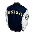thumbnail image 3 of Men's Franchise Club Navy Notre Dame Fighting Irish Big & Tall Graduate Full-Snap Jacket, 3 of 3