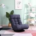 thumbnail image 3 of Foldable Ergonomic Floor Chair / Great for Bedroom TV Watching / Comfortable Seating, 3 of 6