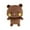 Brown - 8.6in, variant on Fedpow Bubu, Bubu Stuffed Animals, Bubu Plush Toy, Cute Stuff, Best Gifts, Cute Plush Doll Toy Gift Cartoon Children's Rag Doll Doll