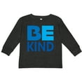 thumbnail image 3 of Inktastic Be Kind Logo in Blue Boys or Girls Long Sleeve Toddler T-Shirt, 3 of 5
