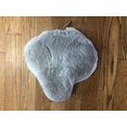 thumbnail image 2 of Sheepskin Exercise Bicycle, Bike Seat Cover (Silver), 2 of 4