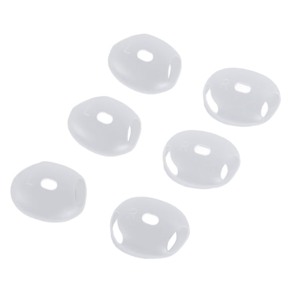 AOOOWER 3pairs Earphone Earplugs Silicone Covers Thin for Pods 4 Earbuds Comfort