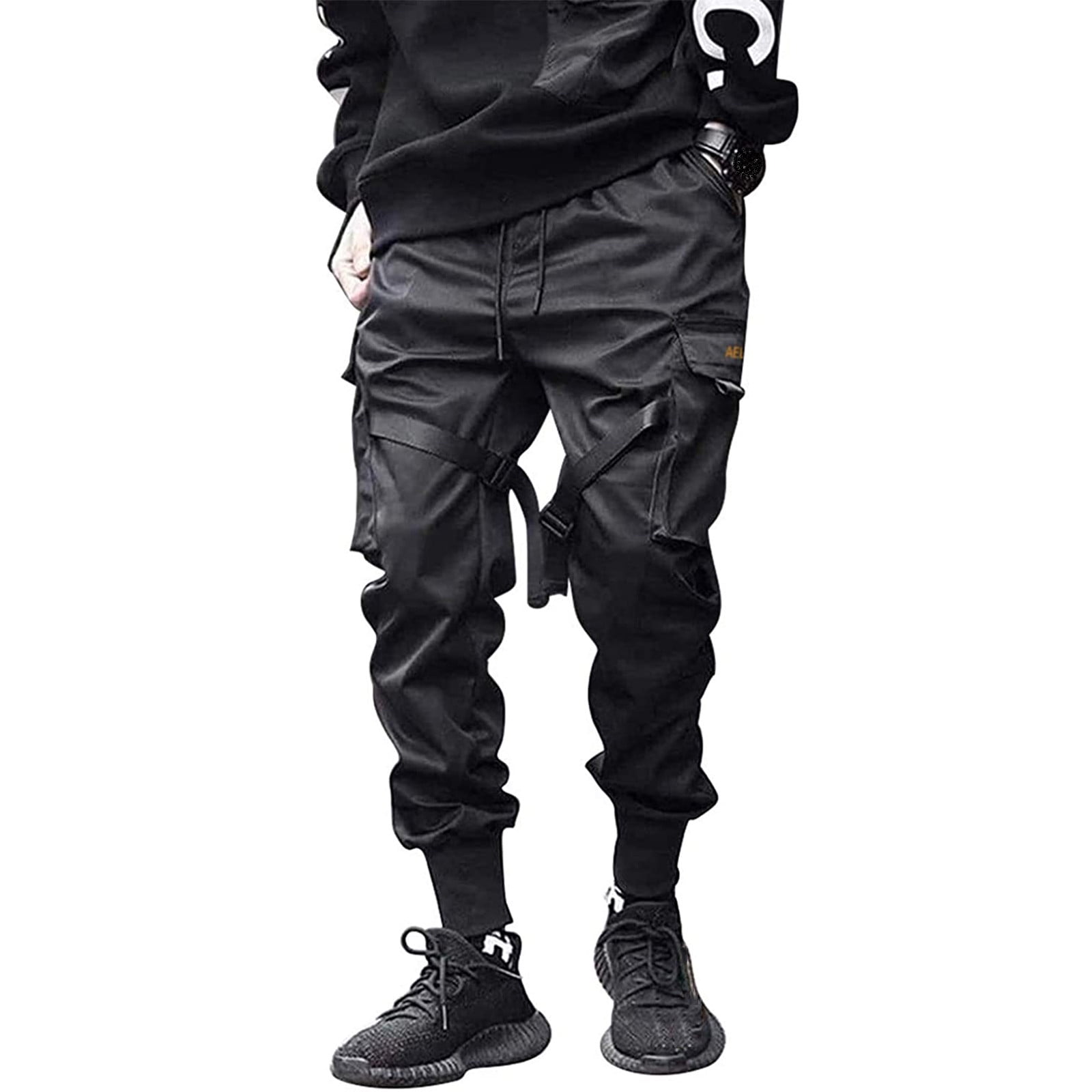 5 Colors Men‘s Loose Outdoor Cargo Sports Casual Pants Overalls hip-hop Trousers 