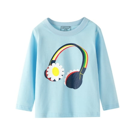 

Honeeladyy Toddler Kids Baby Boys Girls Fashion Cartoon Shirt Tops Tee Clothes 3PCS Set A