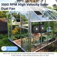 thumbnail image 3 of Kit Solar Fanspex 25W con Ventiladores Duales Impermeables para Exterior, 3 of 9