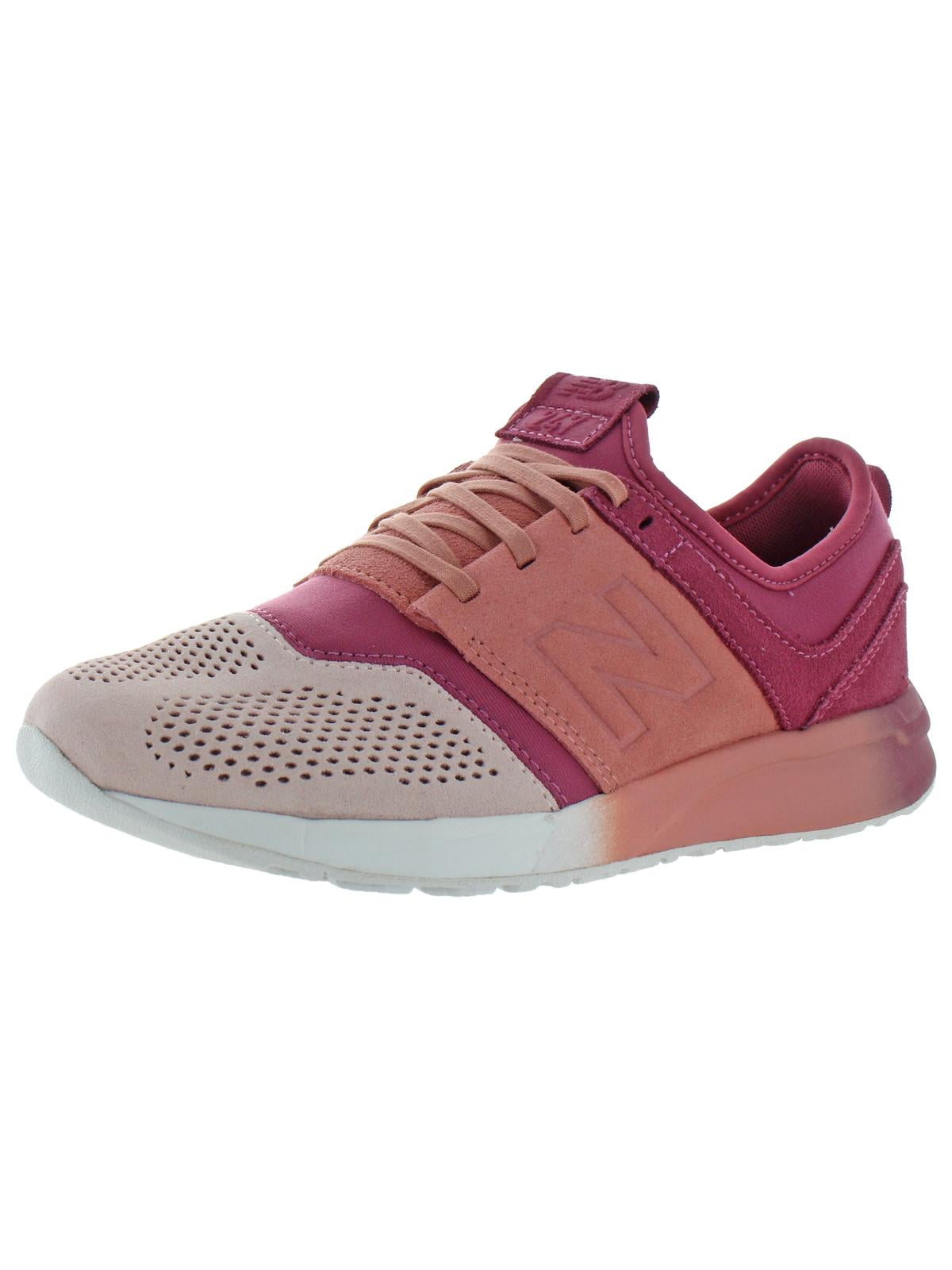 Match gøre det muligt for hoppe New Balance Girls 247 Suede Athleisure Fashion Sneakers - Walmart.com