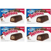 Hostess - Chocolate Lovers Twinkies - 13.58 Oz - 10 Individually Wrapped Cakes - Pack of 4