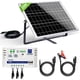 thumbnail image 1 of ECO-WORTHY Kit de conector SAE de panel solar fuera de la red de 25 vatios y 12 V: panel solar impermeable de 25 W + soporte de montaje ajustable + cable de conexión SAE + controlador de carga de 10 A, 1 of 5