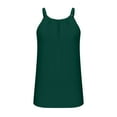 thumbnail image 6 of Beach Vacation Clothes for Women Camp Top Women Cute Blouses Stripe Top Leather Corset 4 1 Bra Shelf Breastfeeding Carry Camisole Memory Foam Camisole Organic Summer Hanging Neck Vest Green L, 6 of 9