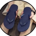 thumbnail image 4 of Summer Rubber Flip Flops for Men Comfortable Thong Sandals Non Slip Flat Footwear for Beach Pool, 4 of 4