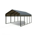 thumbnail image 5 of 10x20FT Heavy Duty Metal Carport Rust Resistant Wind Resistant Corrosion Resistant UV Protected Portable Shelter for Cars SUVs Trucks RVs Boats All Weather Protection and Sunshade, 5 of 7