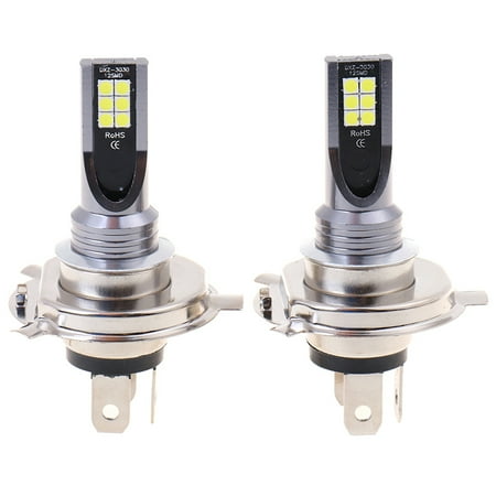 

JETTINGBUY 2X H4 200W 12000LM LED Car Fog Light Hi / Lo Beam Globe Bulbs
