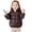 Brown, variant on QSXADF Unisex Boys and Girls Winter Hooded Puffer Jacket Long Sleeve Graphic Lightweightful Quilted Zip Up Warm Winter Outerwear Coat for Children