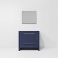 thumbnail image 5 of Lafarre 36 in W x 20 in D Navy Blue Bath Vanity, Cultured Marble Top and 28 in Mirror, 5 of 9