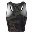 thumbnail image 4 of MixMatchy Women's Cotton Basic Sleeveless Racerback Sports Crop Tank Top, 4 of 4