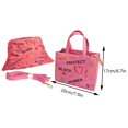 thumbnail image 2 of Bolsa Bolso de compras simple unisex con correa ajustable Graffiti Bolso de ocio con conjunto de sombrero, 2 of 5