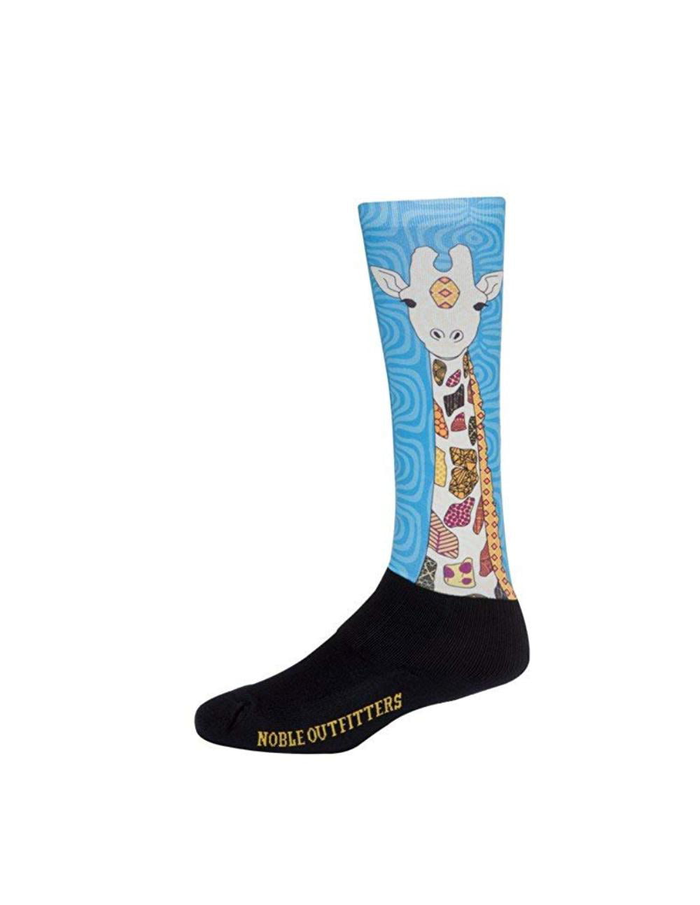 Noble Outfitters Printed Peddies One Size Over The Calf Giraffe 