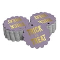 thumbnail image 1 of Inkdotpot Gold Foil Paper Hang Tags Trick Or Treat Halloween Favor Tags 50 Pieces, 1 of 6