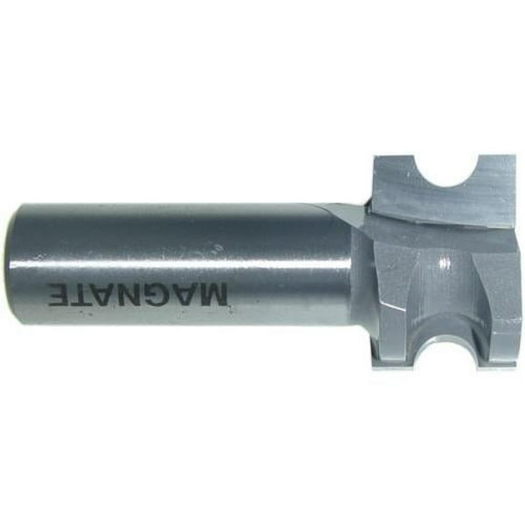 Magnate 1701 Bull Nose (Half Round) Router Bit - 1/4" Bead Diameter, 1/8" Radius, 15/16" Overall Diameter