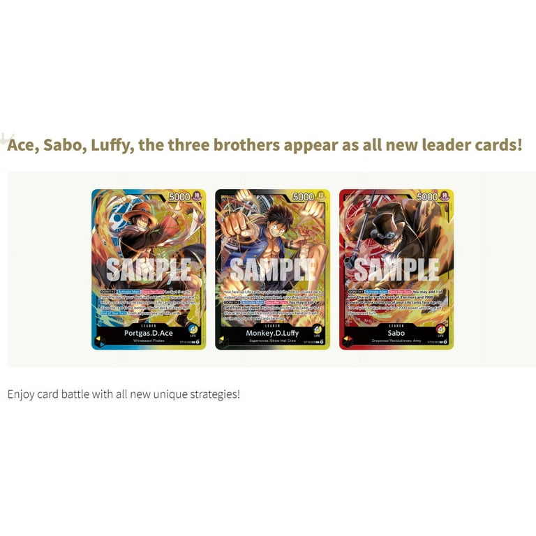 One Piece Trading Card Game: The Three Brothers Ultra Deck One Piece Trading Card Game: The Three Brothers Ultra Deck