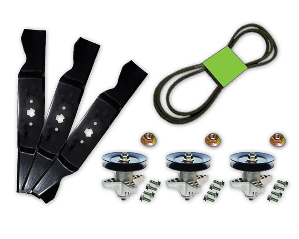 54" Deck Spindles Blades Belt Kit for Cub Cadet RZTL54KH RZT-L54 KH 2014 and UP 